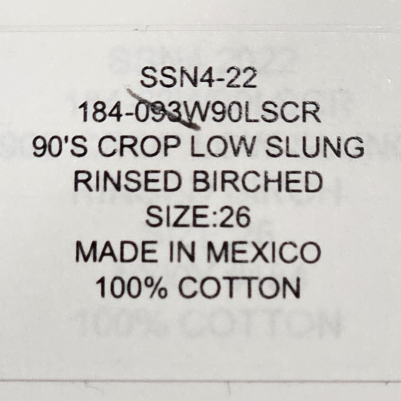*HP* RE/DONE 90S Low Slung Jeans In Rinsed Birch Size 26 NWT MSRP $415 - Picture 12 of 12